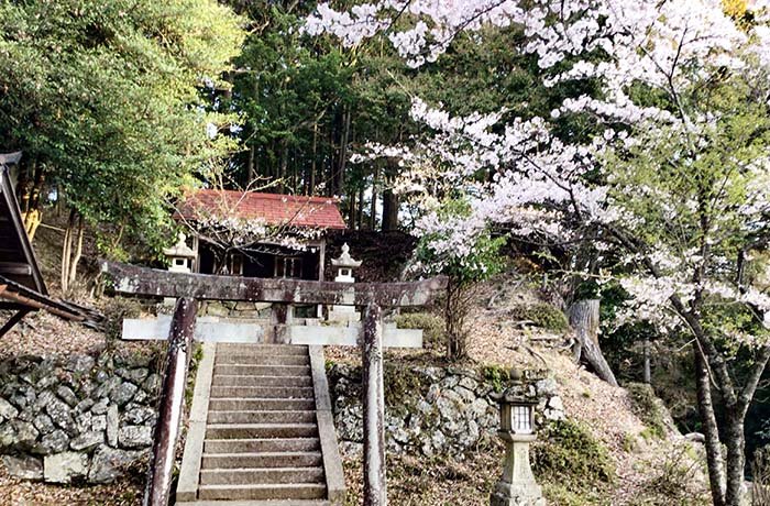 水分（みなくり）神社付近