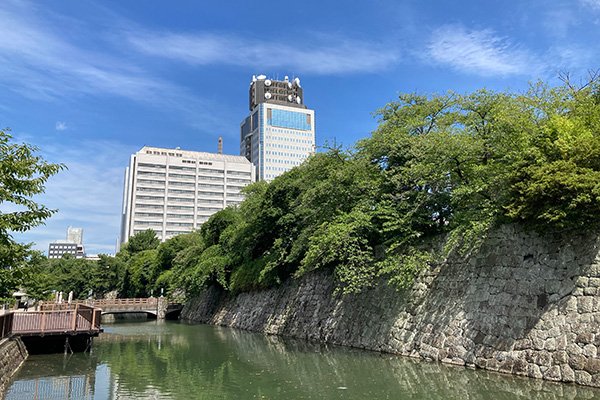 浅間通り、外堀通りを経てセノバに戻る