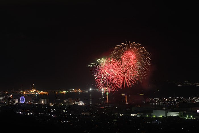 清水みなと祭花火１