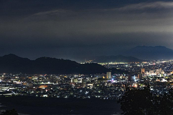 富士山がみえず