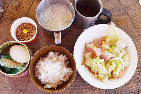 納豆卵かけご飯