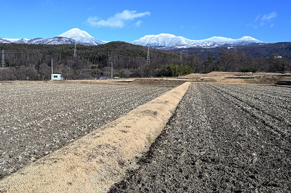 茅野市から見た八ヶ岳